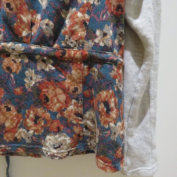 ANTHROPOLOGIE SATURDAY SUNDAY Floral Delwyn Jacket Cotton Terry Boho - Size S - Picture 11 of 15